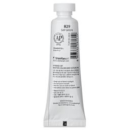 ShinHan Pass Colors Opaque Watercolor Tube - Sap Green, 20 ml back