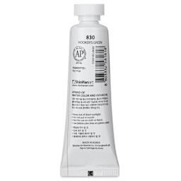 ShinHan Pass Colors Opaque Watercolor Tube - Hooker's Green back