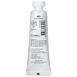 ShinHan Pass Colors Opaque Watercolor Tube - Burnt Sienna, 20 ml back