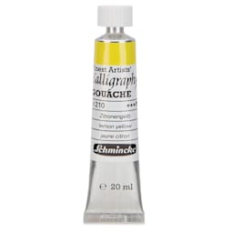 Schmincke Calligraphy Gouache - Lemon Yellow, 20 ml Tube