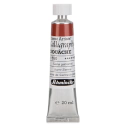 Schmincke Calligraphy Gouache - Burnt Sienna, 20 ml Tube 