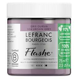 Lefranc Bourgeois Flashe Biobased Paint - Sea Urchin Grey, 75 ml