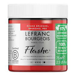 Lefranc Bourgeois Flashe Biobased Paint - Breughel Red, 75 ml