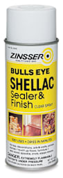 Bulls Eye Spray Shellac - Front of 12 oz can shown