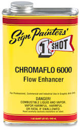 1-Shot Reducers and Enhancers - Front of Can of Chromaflo 6000 Flow Enhancer