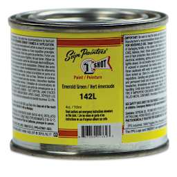 1-Shot Lettering Enamel - Emerald Green, 4 oz