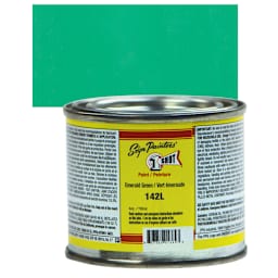 1-Shot Lettering Enamel - Emerald Green, 4 oz can and swatch