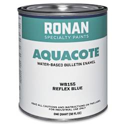 Ronan Aquacote Water-Based Acrylic Color - Reflex Blue, Quart