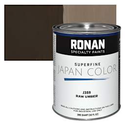 Ronan Superfine Japan Color - Raw Umber - Can and Swatch