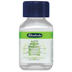 Schmincke Mussini Oil Mediums - Front view of 60 ml Medium 1 bottle
