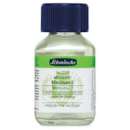 Schmincke Mussini Oil Mediums - Front view of 60 ml Medium 2 bottle