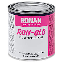 Ronan RON-GLO Fluorescent Paint - Shock Pink, 8 oz