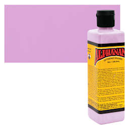 Alpha6 Alphanamel Lettering Enamel - Blackberry Sherbert, 236.6 ml - Bottle and Swatch
