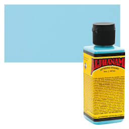 Alpha6 Alphanamel Lettering Enamel - Aqua, 147 ml - Bottle and Swatch