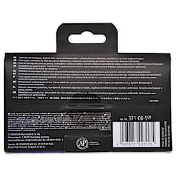 Staedtler Pigment Arts Brush Pens - Yellow and Oranges, Set of 6, back of the packaging