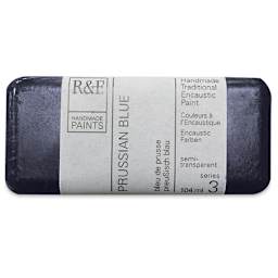 R&F Encaustic Paint Block - Prussian Blue, 104 ml, Block