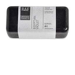 R&F Encaustic Paint Block - Egyptian Violet, 104 ml block