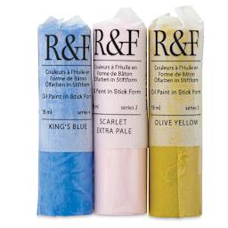 R&F Pigment Sticks - Trial Set 2 in paper wrapping