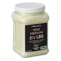 Enkaustikos Wax Medium - Angled view of jar of Wax Medium