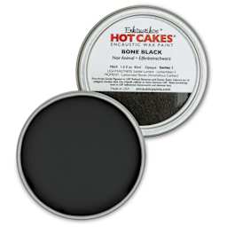 Enkaustikos Hot Cakes Encaustic Paint - Bone Black, 45 ml Tin