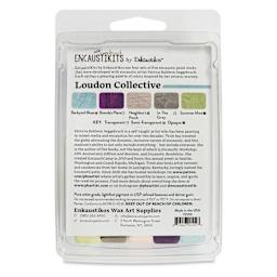 Enkaustikos Hot Sticks Encaustic Paints - Set of 5, Patricia Seggebruch Loudon Collective, 13 ml stick back of package