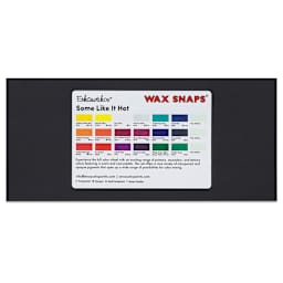 Enkaustikos Wax Snaps Encaustic Paints - Top of Some Like it Hot package showing colors
