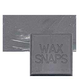 Enkaustikos Wax Snaps Encaustic Paint - Midtone Gray, 40 ml snaps and swatch