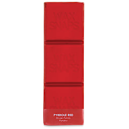 Enkaustikos Wax Snaps Encaustic Paints - Pyrrole Red, 40 ml cake