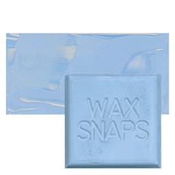 Enkaustikos Wax Snaps Encaustic Paint - Cobalt Blue Light, 40 ml snaps and swatch