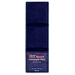 Enkaustikos Wax Snaps Encaustic Paints - Ultramarine Violet, 40 ml cake front of package