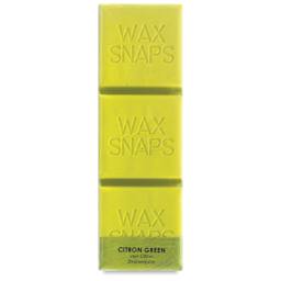 Enkaustikos Wax Snaps Encaustic Paints - Citron Green, 40 ml cake