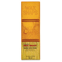 Enkaustikos Wax Snaps Encaustic Paints - Super Gold Pearl, 40 ml cake front of package