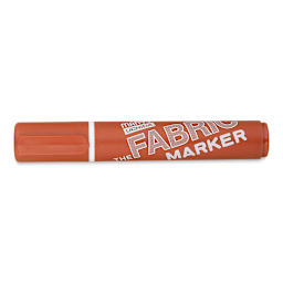 Marvy Fabric Marker - Brown, cap on