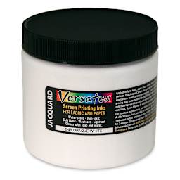 Jacquard Versatex Screen Printing Ink - Opaque White, 16 oz jar