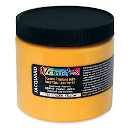 Jacquard Versatex Screen Printing Ink - Golden Yellow, 16 oz jar