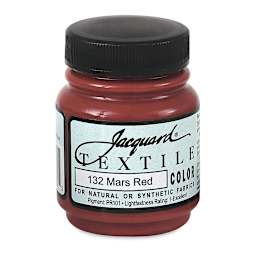 Jacquard Textile Color - Mars Red, 8 oz jar