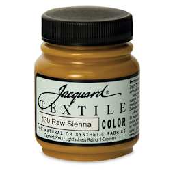 Jacquard Textile Color - Raw Sienna, 2.25 oz jar