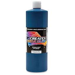 Createx Acrylics - Turquoise Hue, Quart