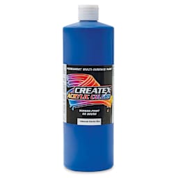 Createx Acrylics - Iridescent Electric Blue, Quart