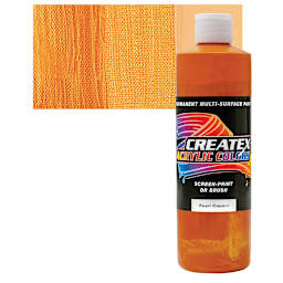 Createx Acrylic - Pearlescent Copper, Pint and swatch