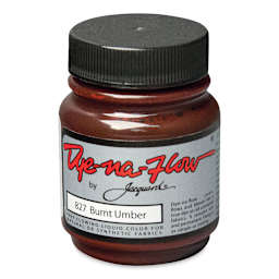Jacquard Dye-Na-Flow Fabric Color - Burnt Umber, 2.25 oz jar