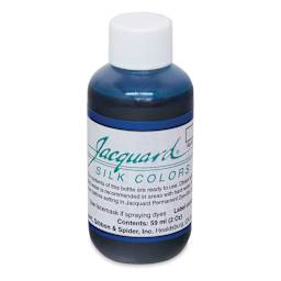 Jacquard Silk Dye - Cyan, 2 oz bottle