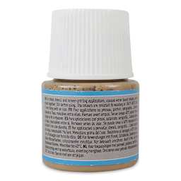 Pebeo Setacolor Fabric Paint - Taupe, Opaque, 45 ml bottle back