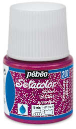 Pebeo Setacolor Fabric Paint - Front of Tourmaline Glitter Bottle