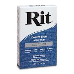 Rit All Purpose Powder Dye - Denim Blue, front of the packaging