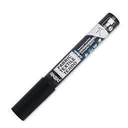 Pebeo 7A Opaque Fabric Marker - Black, 4 mm (Cap on)