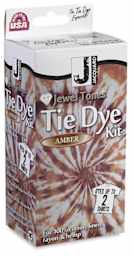 Jacquard Jewel Tones Tie Dye Kits - Angled view of Amber Dye package

