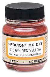 Jacquard Procion MX Fiber Reactive Cold Water Dye-Bright Golden Yellow 2/3oz