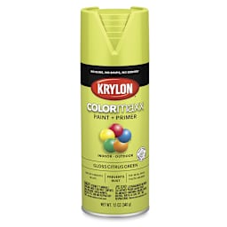 Krylon Colormaxx Spray Paint - Citrus Green, Gloss, 12 oz