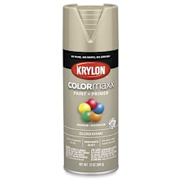 Krylon Colormaxx Spray Paint - Khaki, Gloss, 12 oz